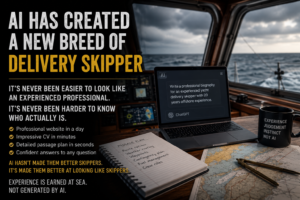 AI skipper compared to experience photographic