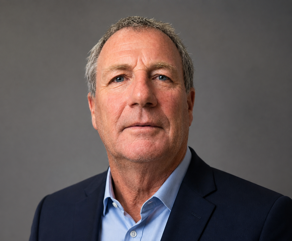 Mark smith delivery skipper profile picture showing a greying but elegant man
